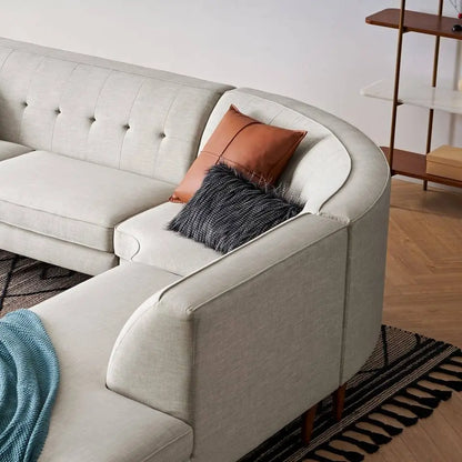 Alex L Shape Sofa + 3 Free Cushions