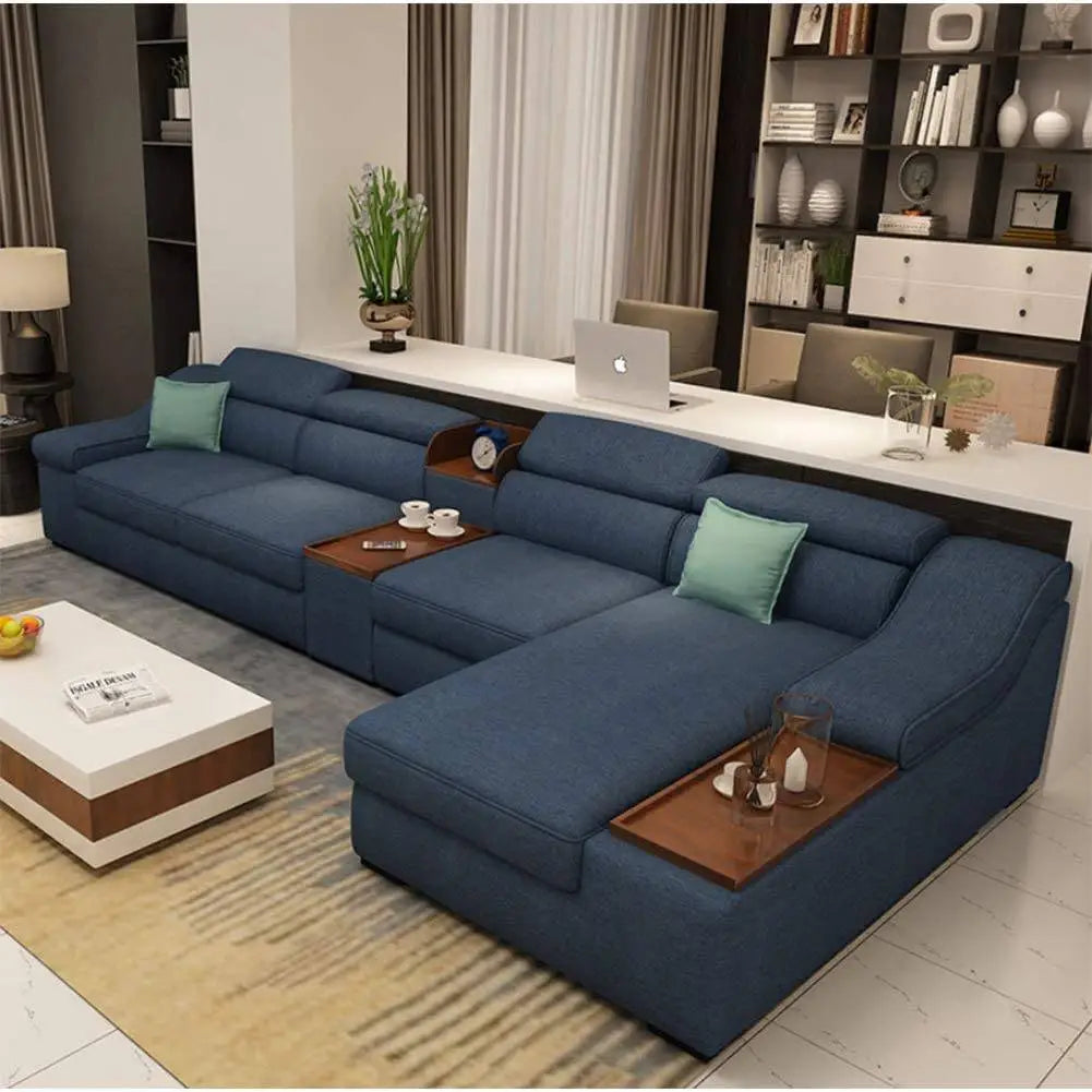 Amna L Shape Sofa + 3 Free Cushions – HSR Home