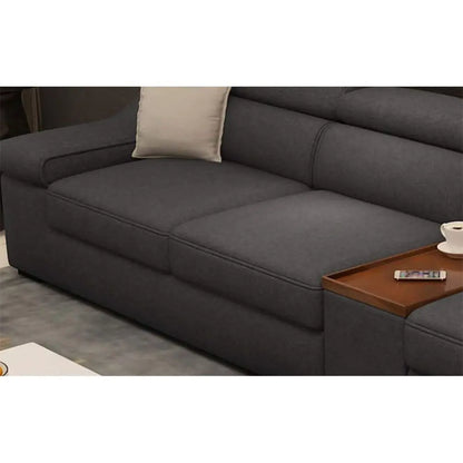 Amna L Shape Sofa + 3 Free Cushions