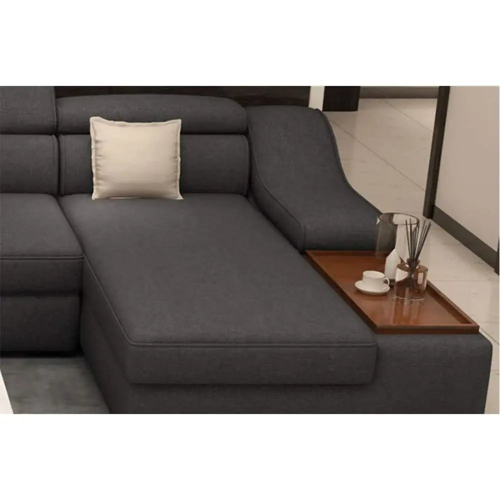 Amna L Shape Sofa + 3 Free Cushions