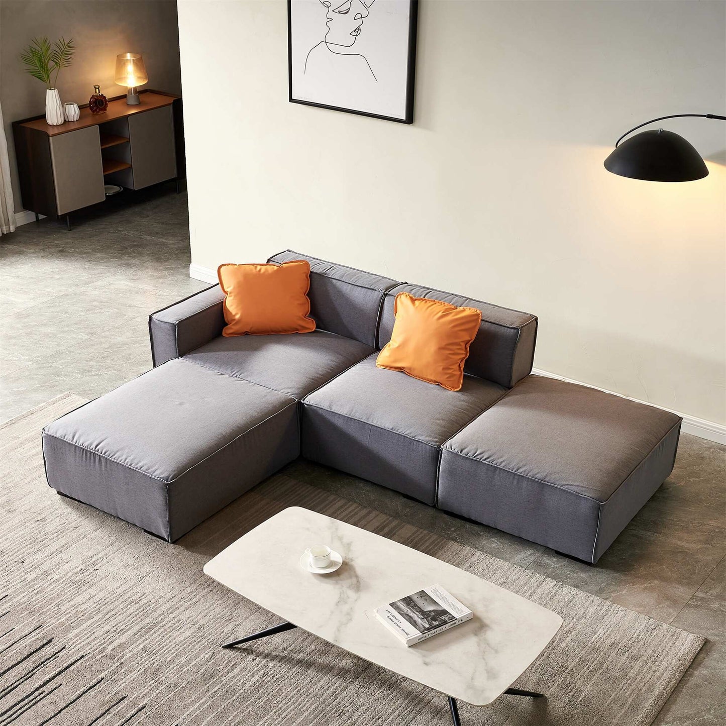 Ariana L Shape Sofa – HSR Home