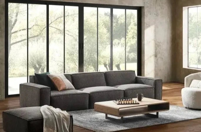 Ashly 3 Seater Sofa + Ottoman