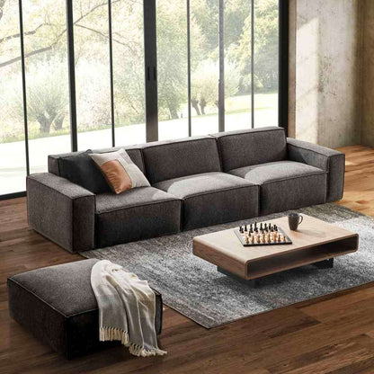 Ashly 3 Seater Sofa + Ottoman