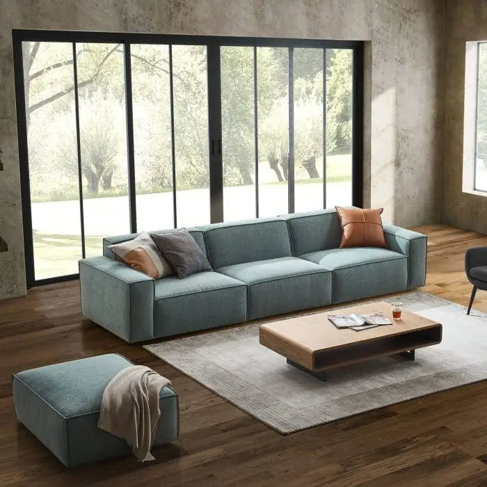 Ashly 3 Seater Sofa + Ottoman