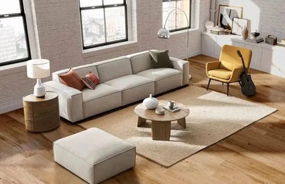 Ashly 3 Seater Sofa + Ottoman