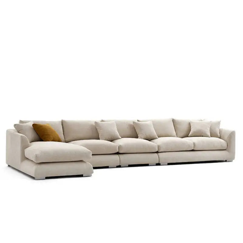 Carter L Shape Sofa + 3 Free Cushions