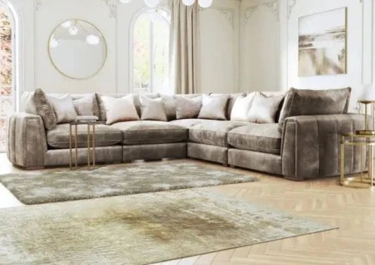 Charlotte L Shape Sofa + 3 Free Cushions