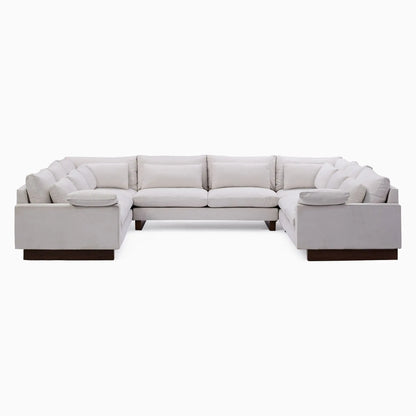 Cortney U Shape Sofa + 3 Free Cushions