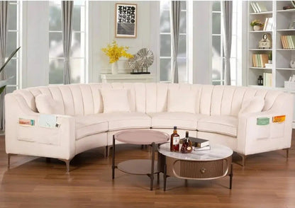 Elmer U Shape Sofa + 3 Free Cushions