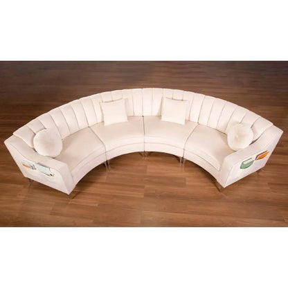 Elmer U Shape Sofa + 3 Free Cushions