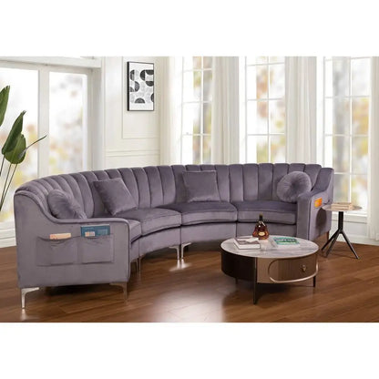 Elmer U Shape Sofa + 3 Free Cushions