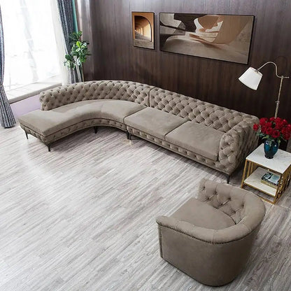 Ferdane L Shape Sofa + 3 Free Cushions