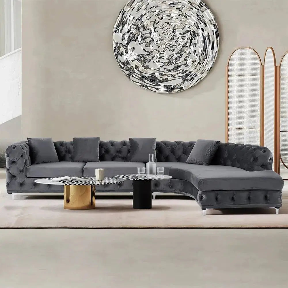 Ferdane L Shape Sofa + 3 Free Cushions