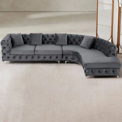 Ferdane L Shape Sofa + 3 Free Cushions