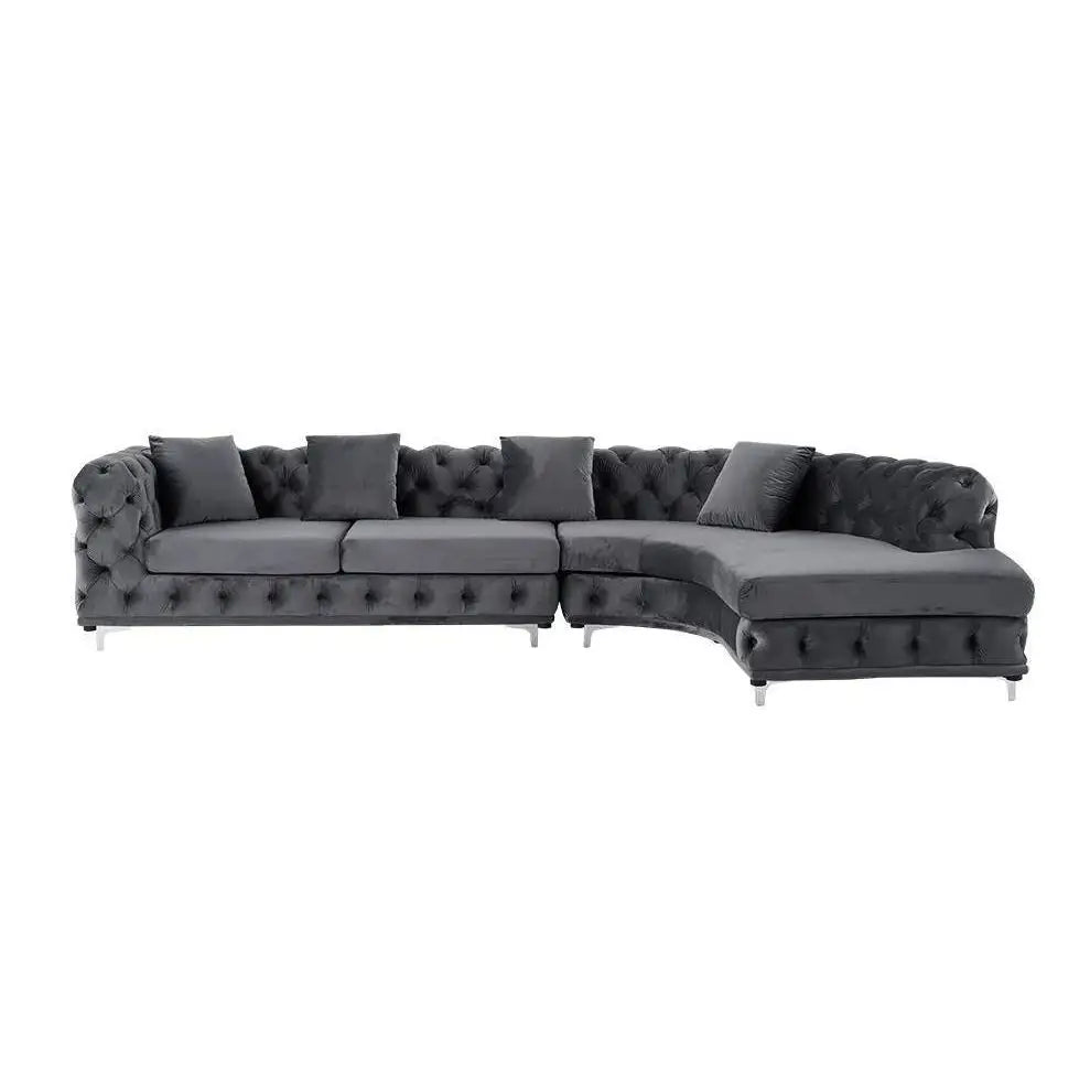 Ferdane L Shape Sofa + 3 Free Cushions