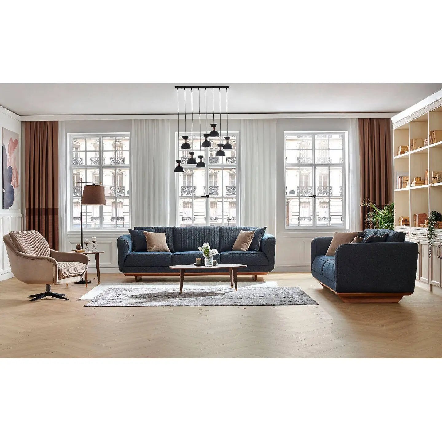 Frank Living Room Set + 3 Free Cushions