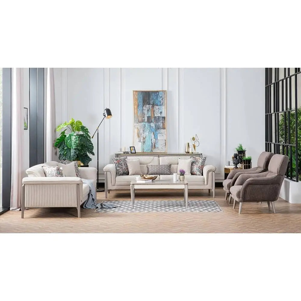 Lena Living Room Set + 3 Free Cushions