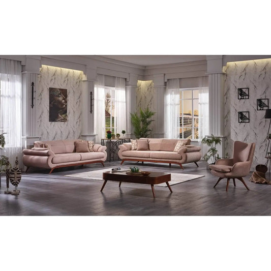 Morgan Living Room Set + 3 Free Cushions