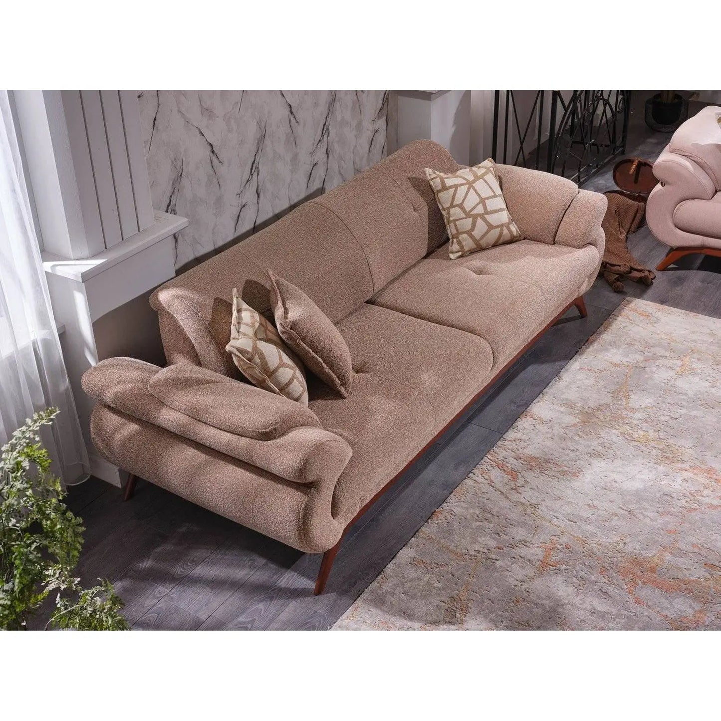 Morgan Living Room Set + 3 Free Cushions