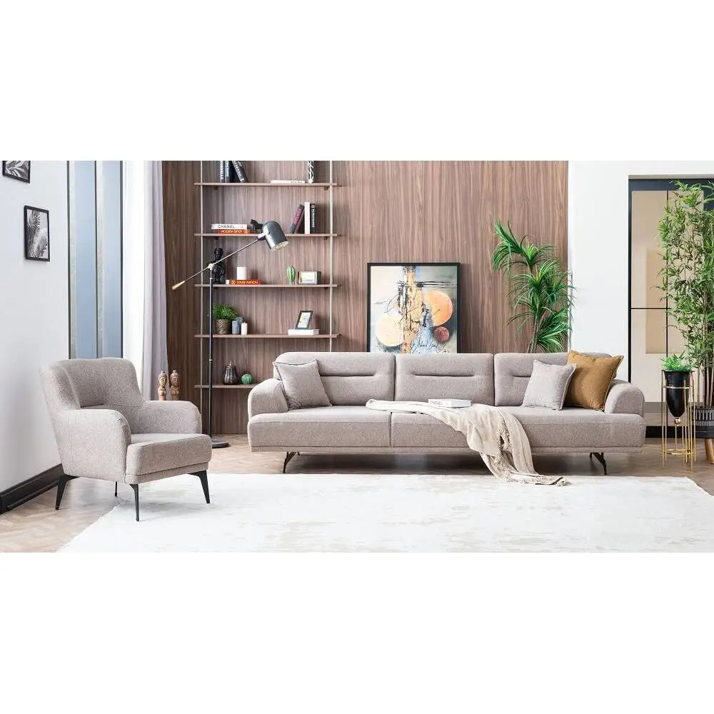 Nina Living Room Set + 3 Free Cushions