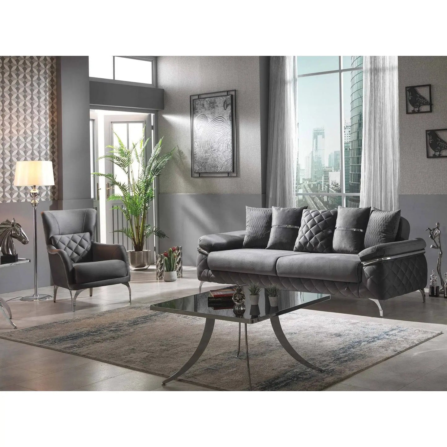 Orla Living Room Set + 3 Free Cushions