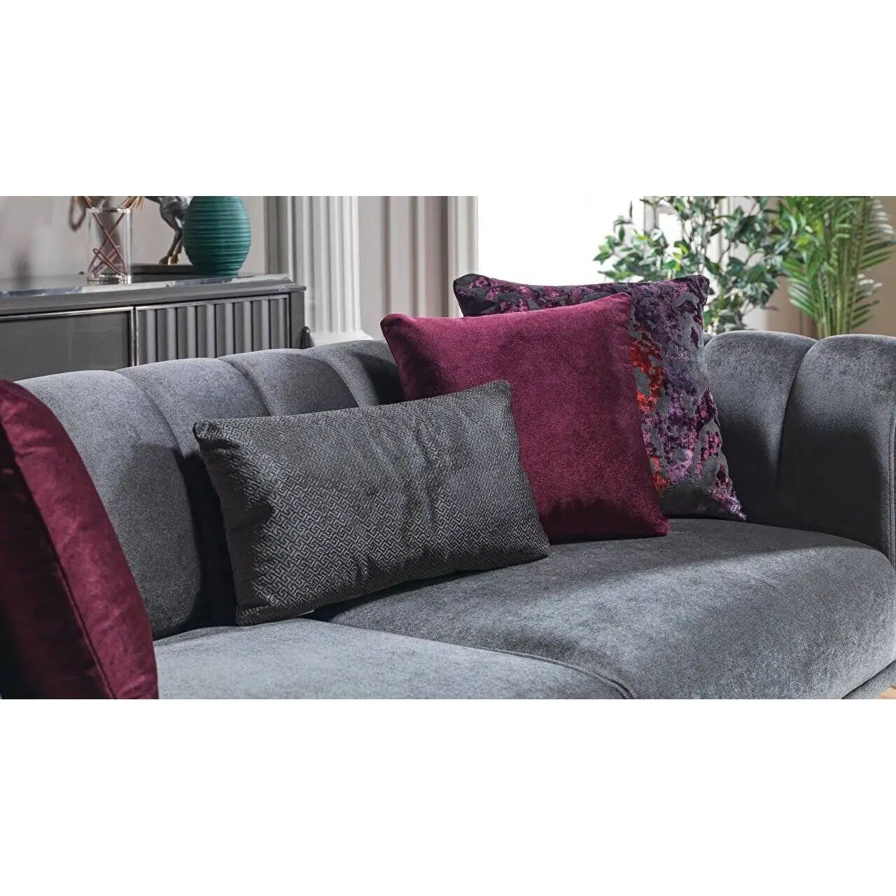 Patricia Living Room Set + 3 Free Cushions