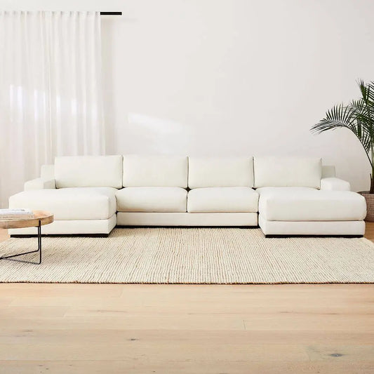 Sandra U Shape Sofa + 3 Free Cushions