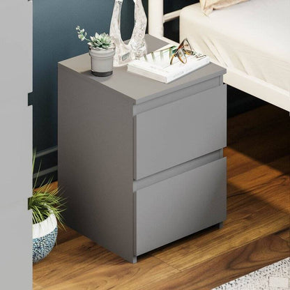 Toby Bedside Table -Black -Matte -72HRS