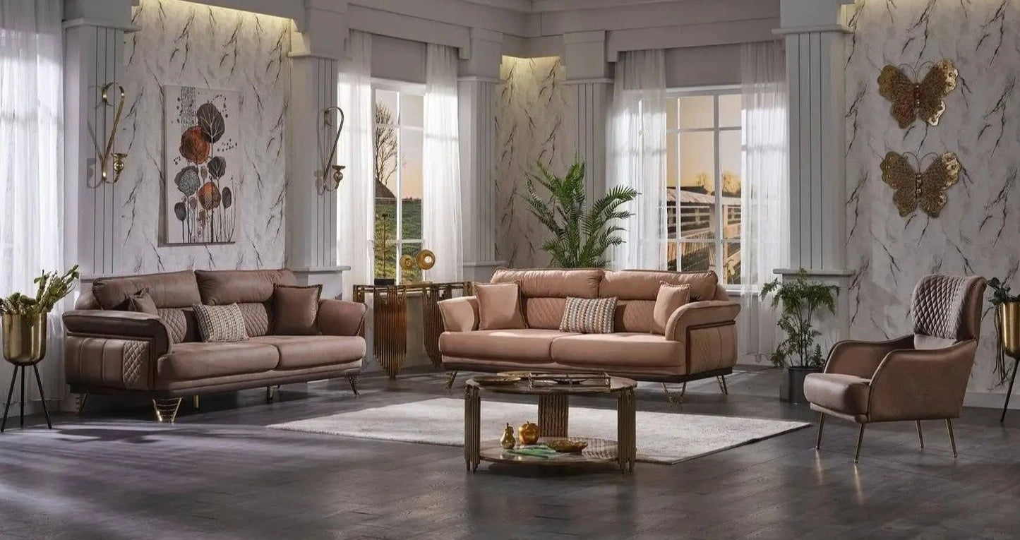 Vincent Living Room Set + 3 Free Cushions